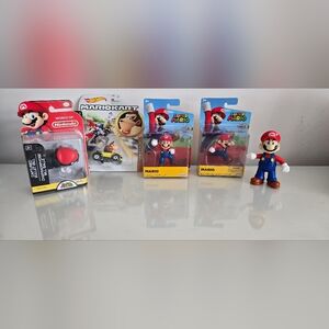 Mario World Figurines Lot Of 5